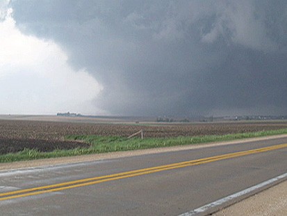 VIDEO: Storm Spotter Sees Tornado Hit