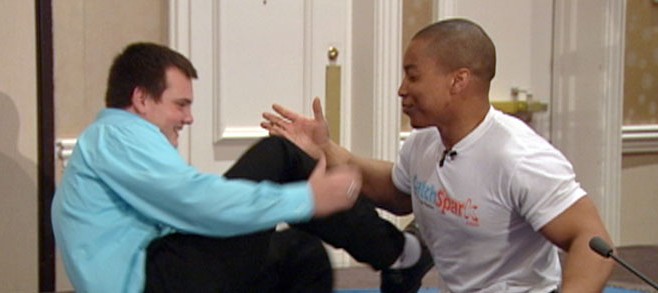VIDEO: Rohan Murphy demonstrates how to take down an opponent.