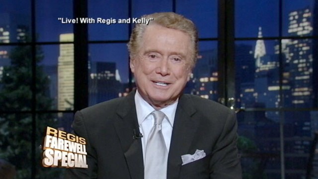 VIDEO: Regis Philbin joins long line of departing hosts, from Johnny Carson to Oprah.