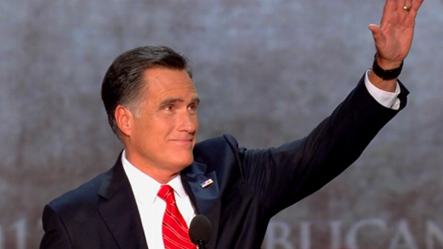 VIDEO: GOP presidential nominee brings crowds to their feet at the 2012 Republican National Convention.