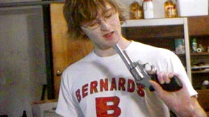 Photo: Older youth gun experiment