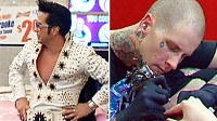 Photo: Tale of Two Cities: Rising and Falling in Vegas: Elvis Impersonator Loses Home, but Tattoo Artist Overwhelmed by Booming Business