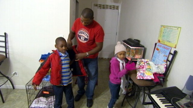 VIDEO: The children of Sgt. Tessania Alston eagerly awaited her arrival home.