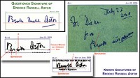 Photo: Brooke Russell Astor: Signature Under Scrutiny in Trial: Handwriting Experts Analyze Astor Signature On Third Codicil; One Expert Says: 'No Doubt That Is Not Brooke Astor's Signature'