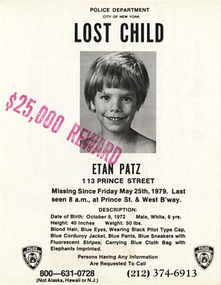 on may 25 1979 6 year old etan patz set out to walk two blocks from ...
