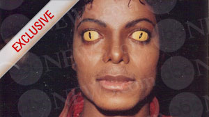 Lincensed content: Michael Jackson as a werewolf in "Thriller."