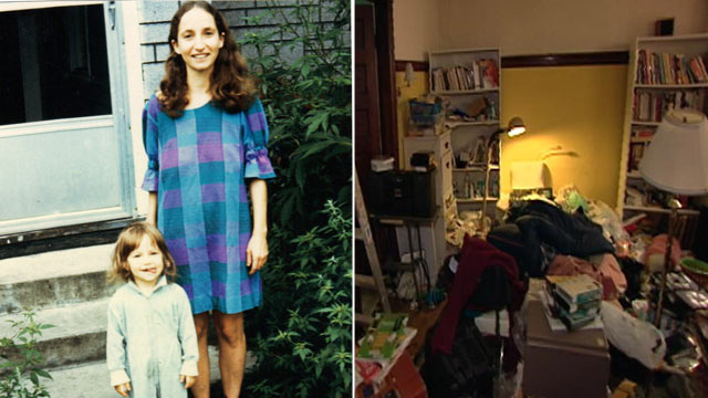PHOTO: Jessie Sholl, as a young girl, poses with her mother, a hoarder whose home Sholl said she once felt compelled to clean."