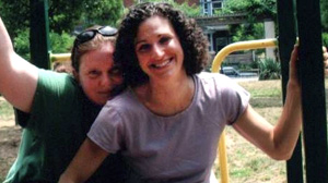 PHOTO Shira Neuberger poses for picture with Kelly, the woman who moved into her home after her husband moved out.