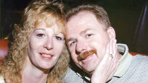 PHOTO Stacey Castor with her second husband, David Castor.