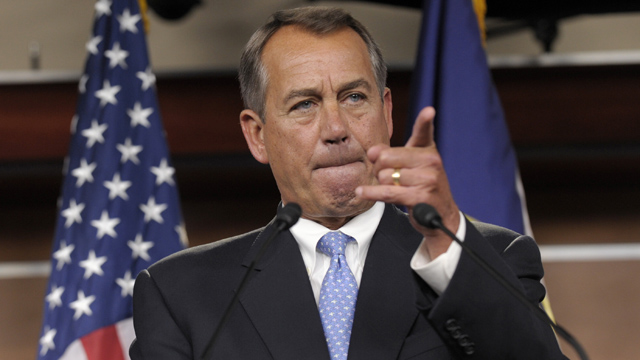 PHOTO: House Speaker John Boehner of Ohio