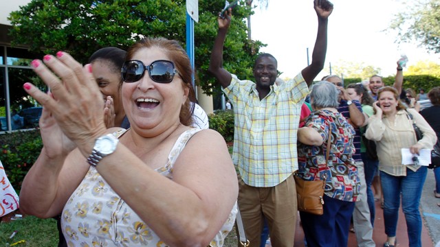 PHOTO:&nbsp;With limited staff and one printer, election officials decided to shut down the main office, doors were reopened after voters protested and demanded to exercise their right to vote.