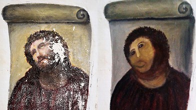PHOTO: Botched 'Ecce Homo'