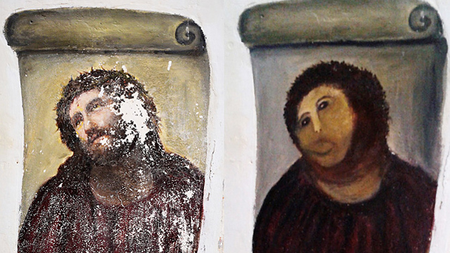 PHOTO: Botched 'Ecce Homo'