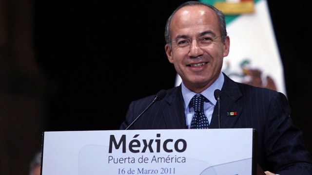 PHOTO:&nbsp;Harvard-bound: Former Mexican President Felipe Calderon is scheduled to being a one year long fellowship in Harvard later this month.