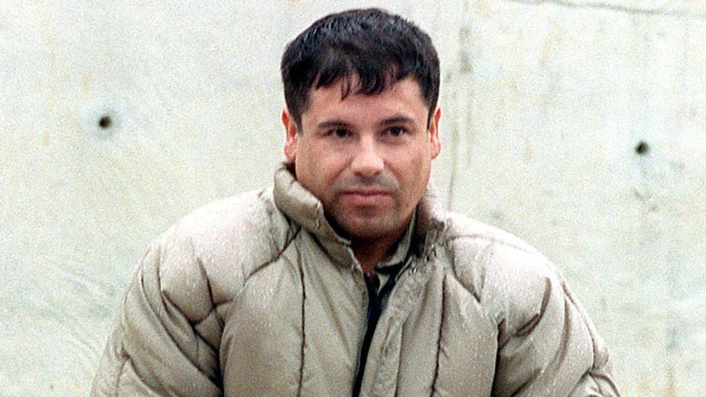 PHOTO: This 10 July, 1993, file photo shows drug trafficker Joaquin Guzman Loera 'el Chapo Guzman' at the Almoloya de Juarez,maximum security prison in Mexico.