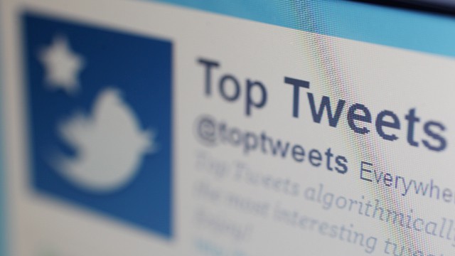 PHOTO:&nbsp;A close-up view of the homepage of the microblogging website Twitter