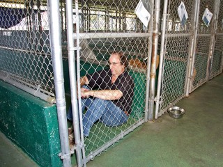Man Checks Into the Dog Pound
