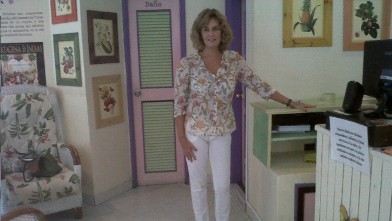 PHOTO: Maria Nevett is Elizabeth's aunt.  She has been living in Cartagena for the past two years, where she owns a popular ice cream shop.