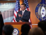 House Speaker John Boehner of Ohio takes a question during a news conference on Capitol Hill in Washington, Thursday, May 23, 2013.