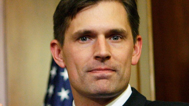 PHOTO: This Jan. 6, 2009, file photo shows Senate candidate, Rep. Martin Heinrich, D-N.M., during during a mock swearing in on Capitol Hill in Washington.