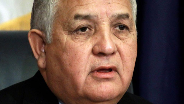PHOTO:&nbsp;This Feb. 25, 2009 file photo shows Rep. Silvestre Reyes, D-Texas speaking on Capitol Hill in Washington. An independent House panel says there is substantial reason to believe Reyes violated ethics rules and federal law.