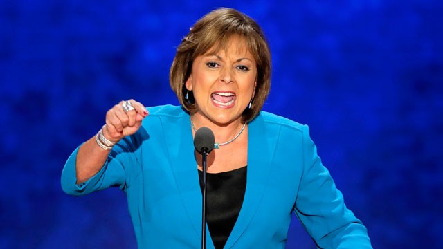PHOTO:&nbsp; New Mexico Governor Susana Martinez addresses the Republican National Convention in Tampa.