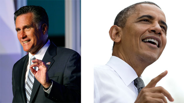 PHOTO: Republican presidential nominee Mitt Romney and President Obama will participate in Univisions "Meet the Candidate" events in Miami this week.
