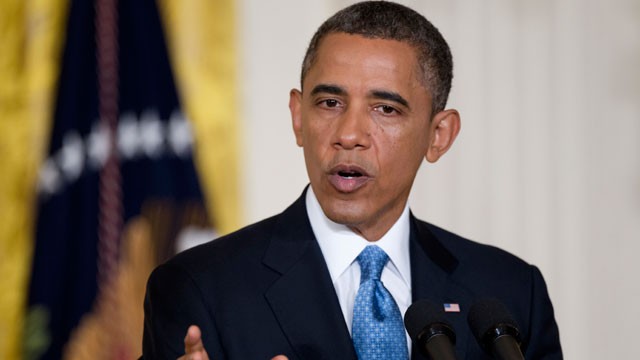 PHOTO: This Jan. 14, 2013 file photo shows President Barack Obama speaking in the East Room of the White House in Washington. Obama is tightening the political screws on congressional Republicans on issues such as the debt ceiling and immigration.