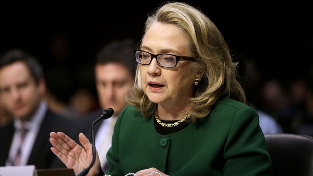 PHOTO: Secretary of State Hillary Rodham testifies on Capitol Hill in Washington, Wednesday, Jan. 23, 2013, before the Senate Foreign Relations Committee hearing on the deadly September attack on the U.S. diplomatic mission in Benghazi, Libya.