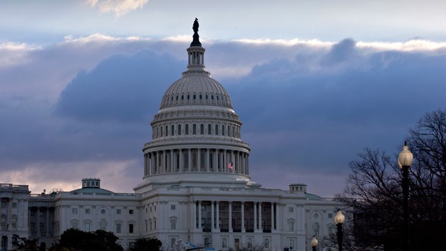PHOTO:&nbsp;The U.S. Capitol is seen as Congress convenes to negotiate a legislative path to avoid the so-called "fiscal cliff" of automatic tax increases and deep spending cuts that could kick in Jan. 1., in Washington, Sunday, Dec. 30, 2012.