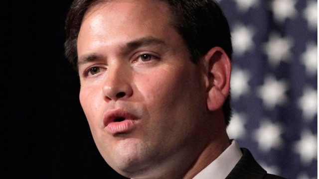 PHOTO: Sen. Marco Rubio, R-Fla., speaks at the Ronald Reagan Presidential Library in Simi Valley, Calif. Florida has Rubio.