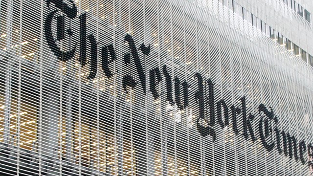 PHOTO: The New York Times building in Manhattan.