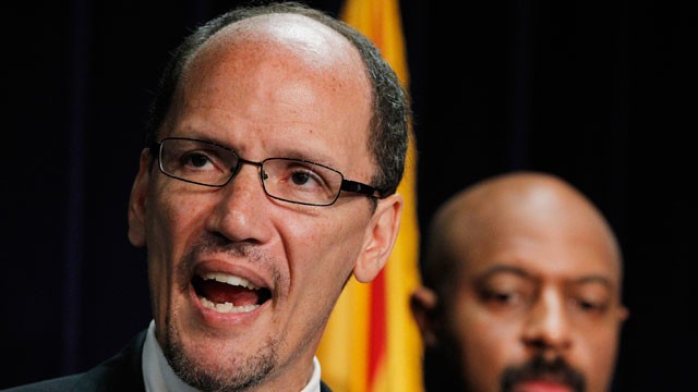PHOTO:&nbsp;Reports indicate President Barack Obama is close to naming Department of Justice official Thomas Perez as his choice to head the Department of Labor.