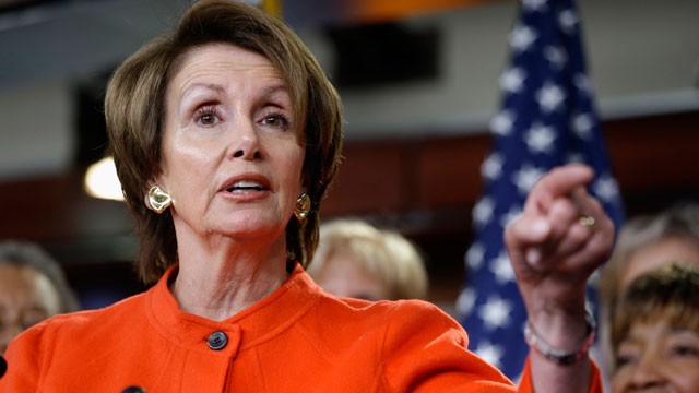 PHOTO: In this Jan. 23, 2013, file photo, House Minority Leader Nancy Pelosi of Calif., holds a news conference on Capitol Hill in Washington, to discuss the reintroduction of the Violence Against Women Act.