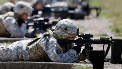 PHOTO: In this Sept. 18, 2012 file photo, female soldiers from 1st Brigade Combat Team, 101st Airborne Division train on a firing range while testing new body armor in Fort Campbell, Ky., in preparation for their deployment to Afghanistan.