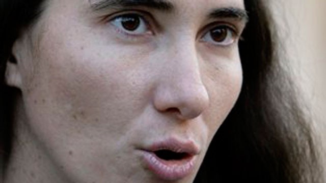 PHOTO:&nbsp;In this March 30, 2011 file photo, Cuban dissident writer Yoani Sanchez speaks with journalists after meeting with former President Jimmy Carter at the Santa Isabel hotel in Havana, Cuba.