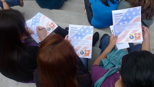 PHOTO: DREAMers attend a deferred action information session in Houston, Texas on June 20, 2012.