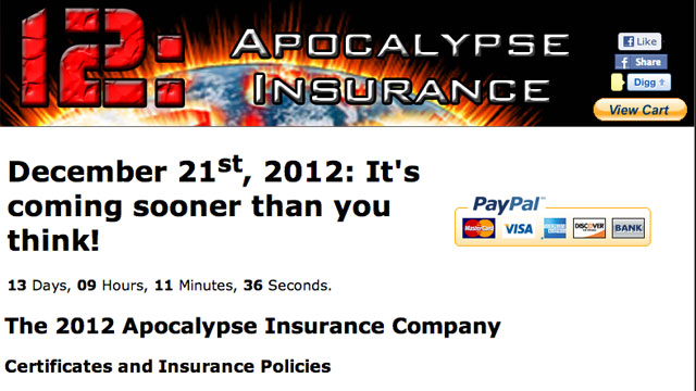 2012: Apocalypse Insurance