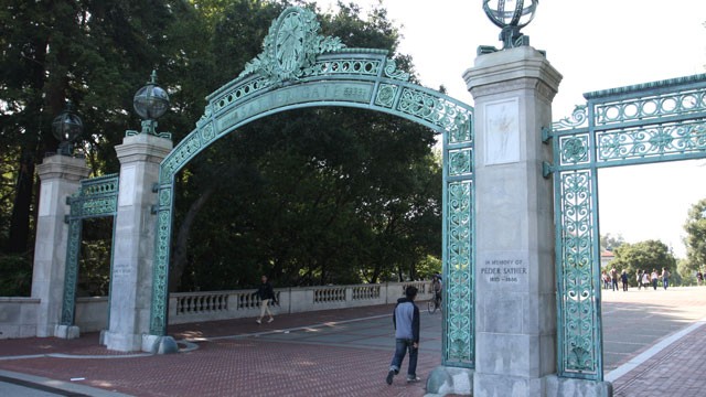 PHOTO:&nbsp;Berkeley's Sather Gate. UC Berkeley unveiled a $1 million scholarship fund -- the largest of its kind -- for undocumented students.