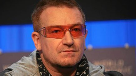 PHOTO: Evidently, when someone people think of their ideal pope, they think of U2's Bono. (Or Oprah.) (And Madonna.)