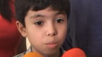 PHOTO: A 10-year-old from Mexico wants to attend Harvard. 