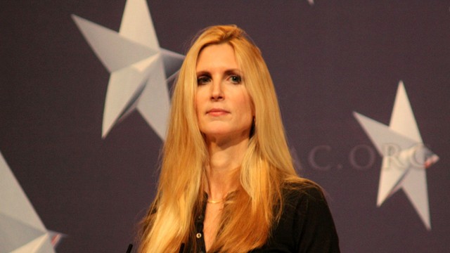 PHOTO:Â Conservative commentator Ann Coulter cited public intellectual Charles Murray in her attack on Latino voters last week.