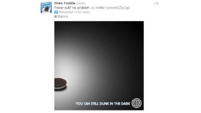 PHOTO: Oreo reminds us that snacking in the dark is just as delicious.