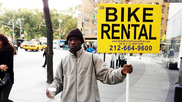 PHOTO: Nana Abukudom hasn't rented a bike in five days, and doesn't think he'll be able to make rent.