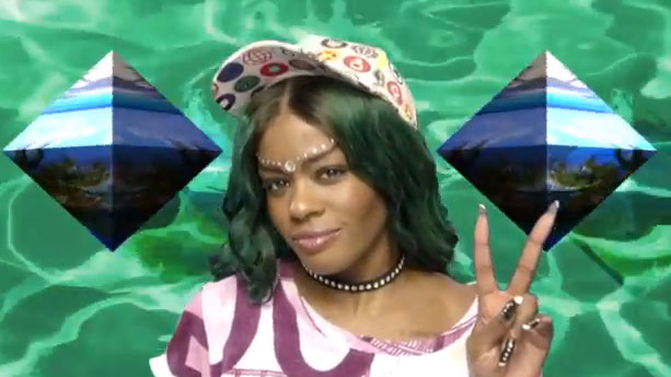 PHOTO: Artist Azealia Banks used seapunk-inspired imagery in her video for "Atlantis."