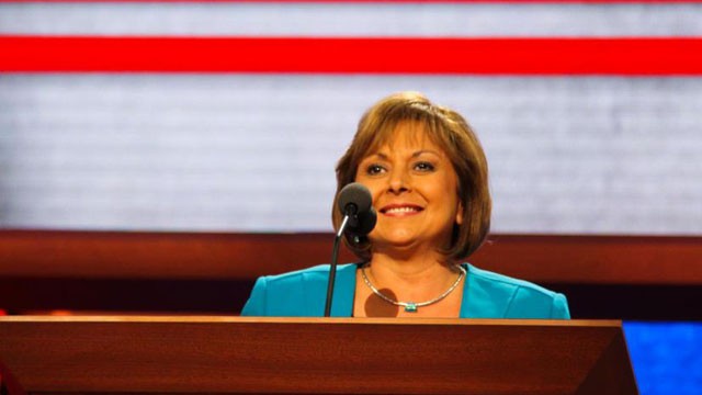 New Mexico Governor Susana Martinez speaking at the Republican National Convention in August.