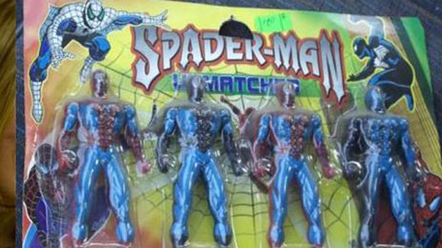 PHOTO: Because a spider man would be absurd.