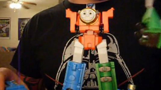 PHOTO: "Tomas" the "transformer."