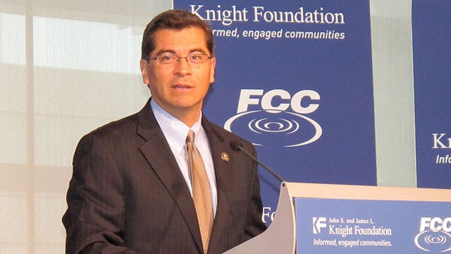 PHOTO: U.S. Rep Xavier Becerra (D-California) speaks at America's Digital Inclusion Summit at The Newseum in Washington, D.C. on March 9, 2010.