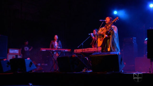 PHOTO: Latin Grammy nominee Carla Morrison performs at Vive Latino 2012.